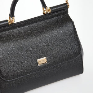 9ccf5b8b85a577f8fd31e8b47d5e60a6ca562441 Torebka skórzana Sicily DOLCE & GABBANA