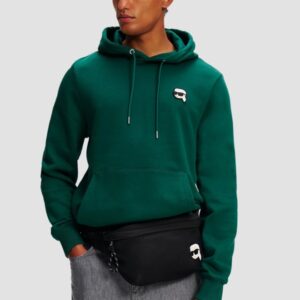 9cd70399314ed89722f5b2c400c867414446c39a KARL LAGERFELD Сzarna nerka męska K/ikon Nylon Bumbag