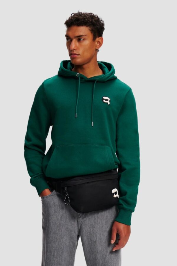 KARL LAGERFELD Сzarna nerka męska K/ikon Nylon Bumbag