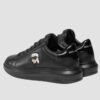 KARL LAGERFELD Czarne sneakersy Kapri Mens Nft Lo Lace
