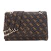 GUESS Brązowa damska kopertówka Noelle II
