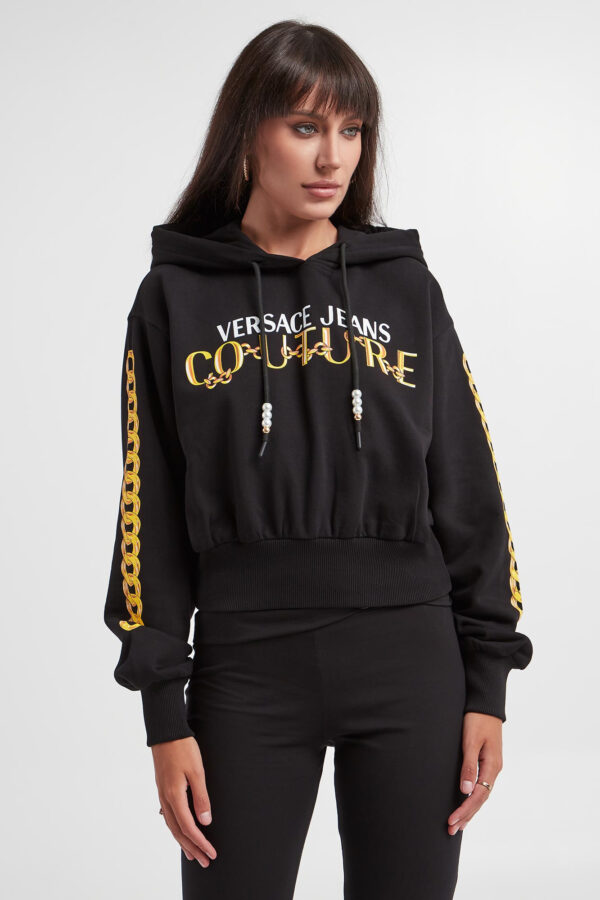 9d8b2b7b036316390696d5954118dc65a1cb9911 Bluza damska z kapturem VERSACE JEANS COUTURE