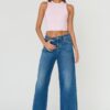 7 FOR ALL MANKIND Granatowe jeansy damskie Zoey Explorer