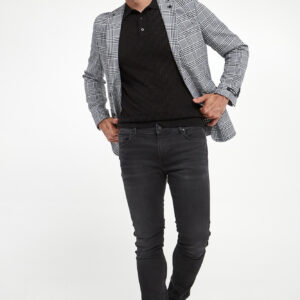 Marynarka męska w kratę KARL LAGERFELD