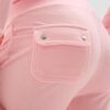 JUICY COUTURE Różowe damskie spodnie dresowe Layla Low Rise