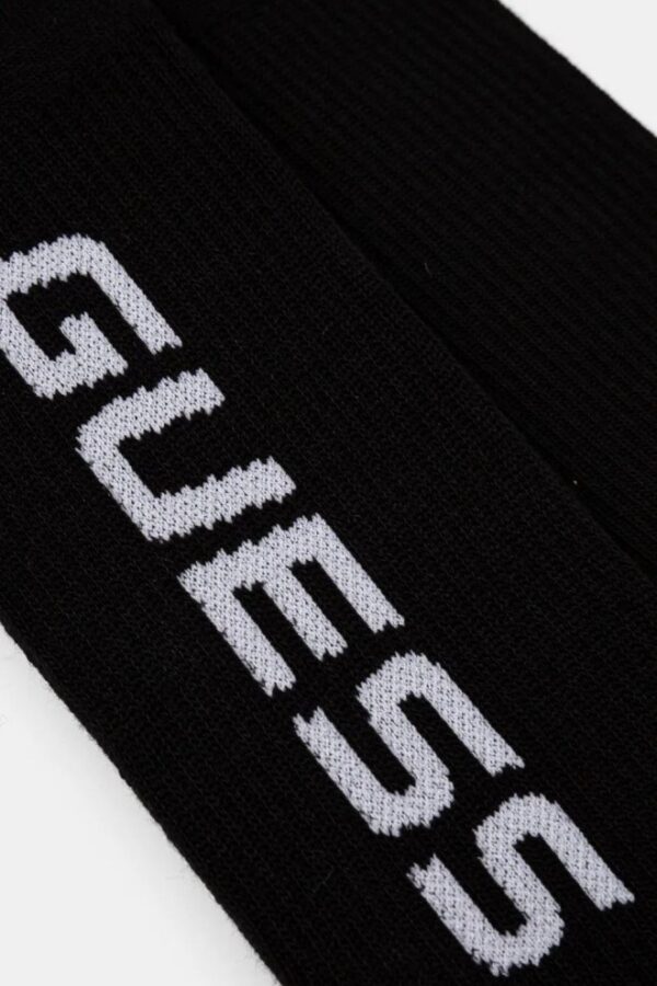 GUESS Czarne sportowe skarpetki męskie Arlo