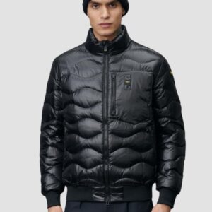 BLAUER Czarna kurtka męska Daniel Short Jackets