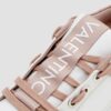 VALENTINO Biało-różowe sneakersy Baraga S Sneaker Lace-U