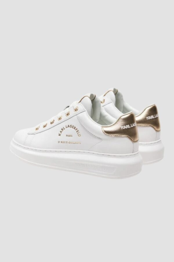 KARL LAGERFELD Białe damskie sneakersy KAPRI Maison
