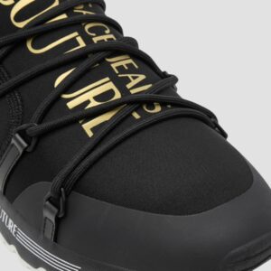 VERSACE JEANS COUTURE Czarne męskie sneakersy Fondo Dynamic Dis. Sa6