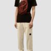 C.P. COMPANY Czarny męski t-shirt