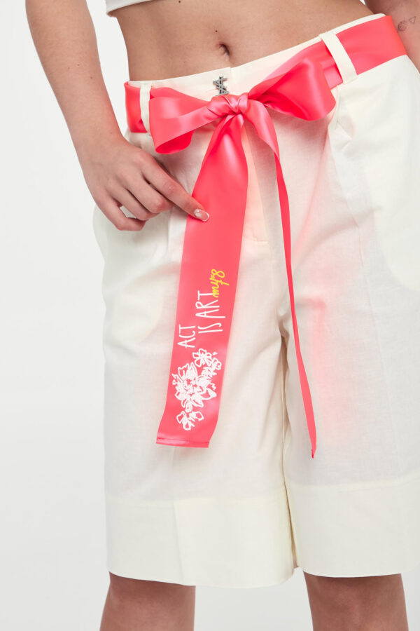 a10854cc458074cb9750a1232d35abd16ccb6eda Szorty damskie z lnem TWISNET ACTITUDE