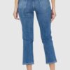 7 FOR ALL MANKIND Jasnoniebieskie jeansy damskie THE STRAIGHT CROP SLIM ILLUSION