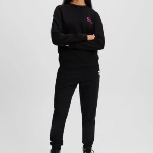 KARL LAGERFELD Czarna bluza damska Ikonik 2.0 Jelly