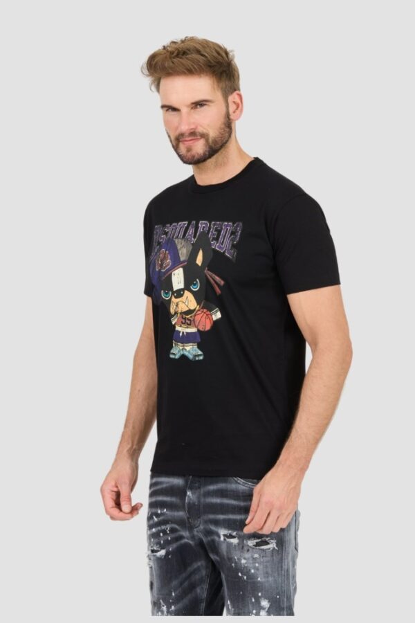 DSQUARED2 Czarny męski t-shirt Cool Fit Tee