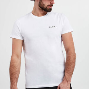 T-shirt męski z logo BALMAIN