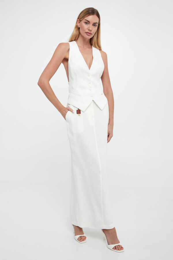 Kamizelka damska lniana ELISABETTA FRANCHI