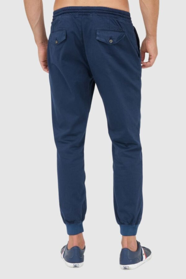 LA MARTINA Granatowe spodnie męskie