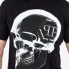PHILIPP PLEIN Czarny t-shirt męski x-ray skull