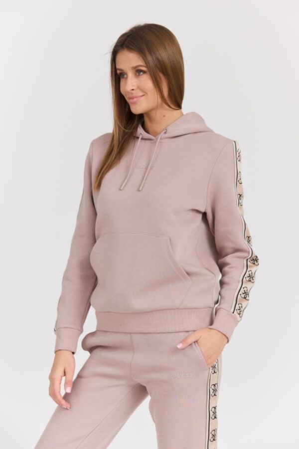 a3097690780cb4ef79a13b449796ad0655e9c819 GUESS Damska bluza w kolorze taupe Carla Hooded