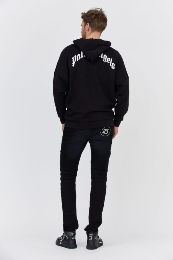 a40db21c03cab8a21b3dbb681982ec837cff56d4 PALM ANGELS Czarna bluza męska z białym printem