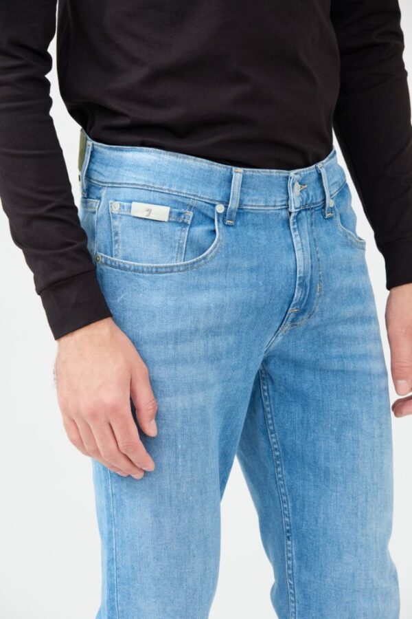 7 FOR ALL MANKIND Niebieskie męskie jeansy Slimmy Tapered