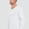GUESS Biały męski longsleeve Core Tee