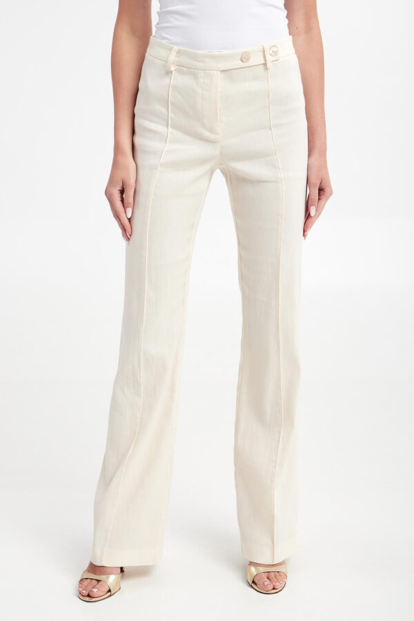 a5219231f22f99cbfc306869880c9dcc2c5af192 Spodnie damskie lniane PATRIZIA PEPE