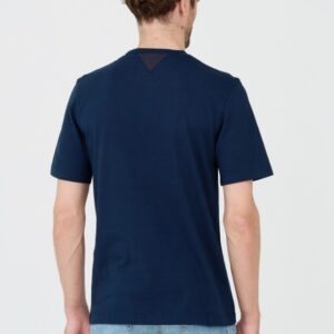 a55f6461c5363235d04f9982c55d1fac87d3f542 AERONAUTICA MILITARE Granatowy bawełniany męski t-shirt