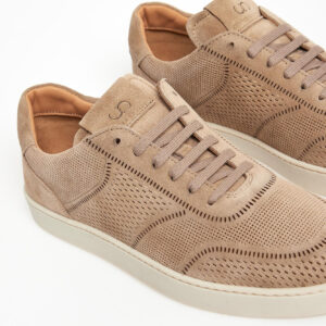 Sneakersy męskie zamszowe CESARE CASADEI