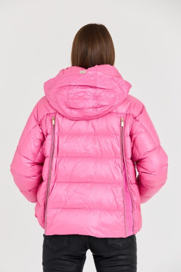 DIEGO M Różowa damska kurtka, Rozmiar 42 EU - 46 IT