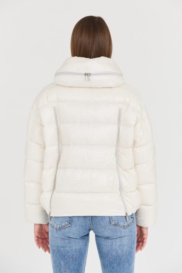 DIEGO M Biała damska kurtka, Rozmiar 40 EU - 44 IT