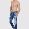 DSQUARED2 Niebieskie jeansy męskie Skater jean, Rozmiar 52