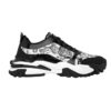 VERSACE JEANS COUTURE Czarno-białe sneakersy męskie Fondo New Trail Trek Dis. 10