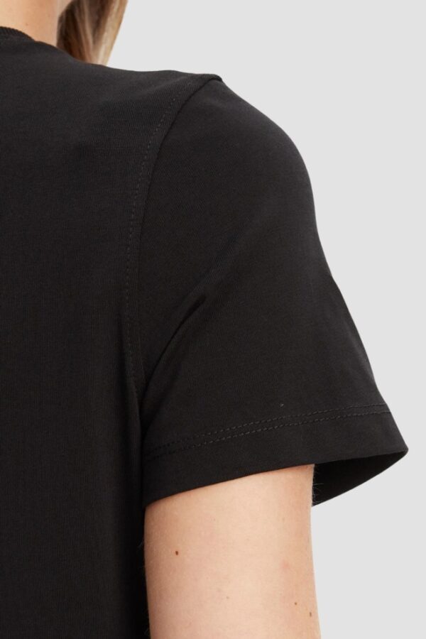 GUESS Czarny damski t-shirt Pearls Love