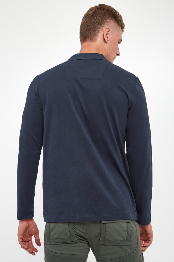 Polo męskie z długim rękawem AERONAUTICA MILITARE