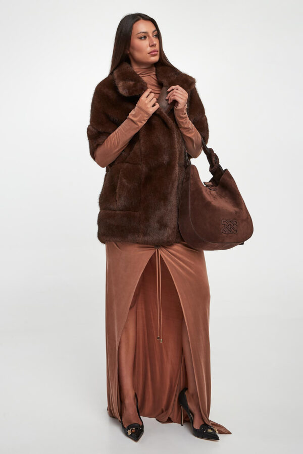 a6fd26094c08824d886dd155a517bdbc8d524c5b Kamizelka damska futrzana VALENTINI