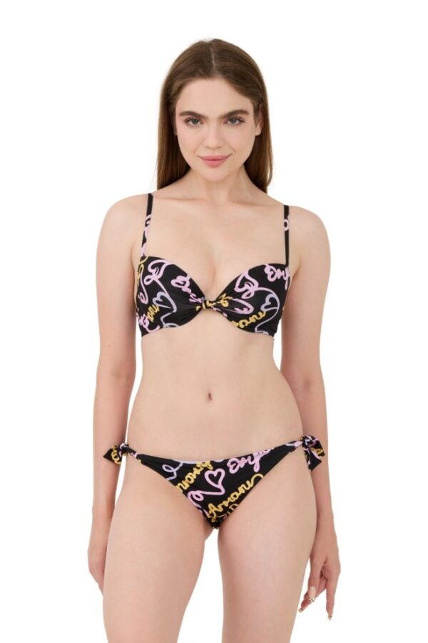 EMPORIO ARMANI Czarny strój kąpielowy