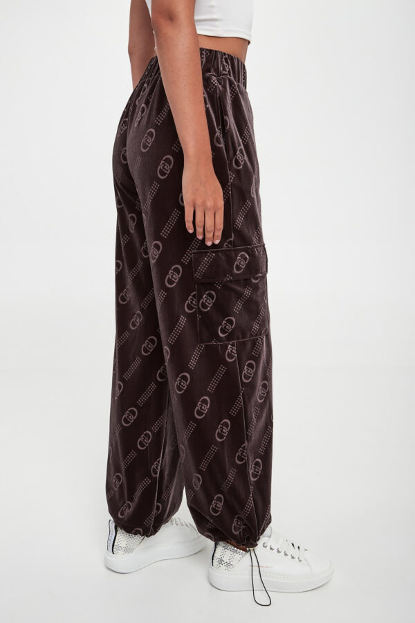 Spodnie damskie welurowe LIU JO