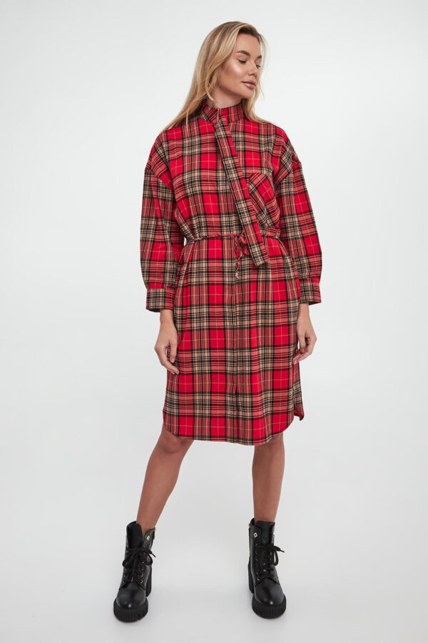 Sukienka koszulowa w kratkę Danny JOOP! JEAN