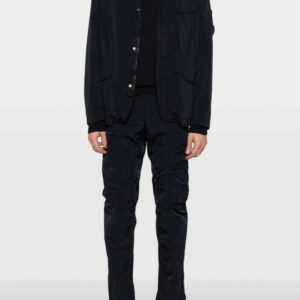 a7f974a32dd9f65e7104c4fe45b895ba4e6f1fdf C.P. COMPANY Czarny męski cienki sweter Crew Neck