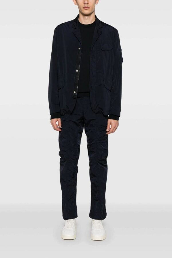 C.P. COMPANY Czarny męski cienki sweter Crew Neck