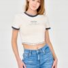 GUESS Ecru damski crop top