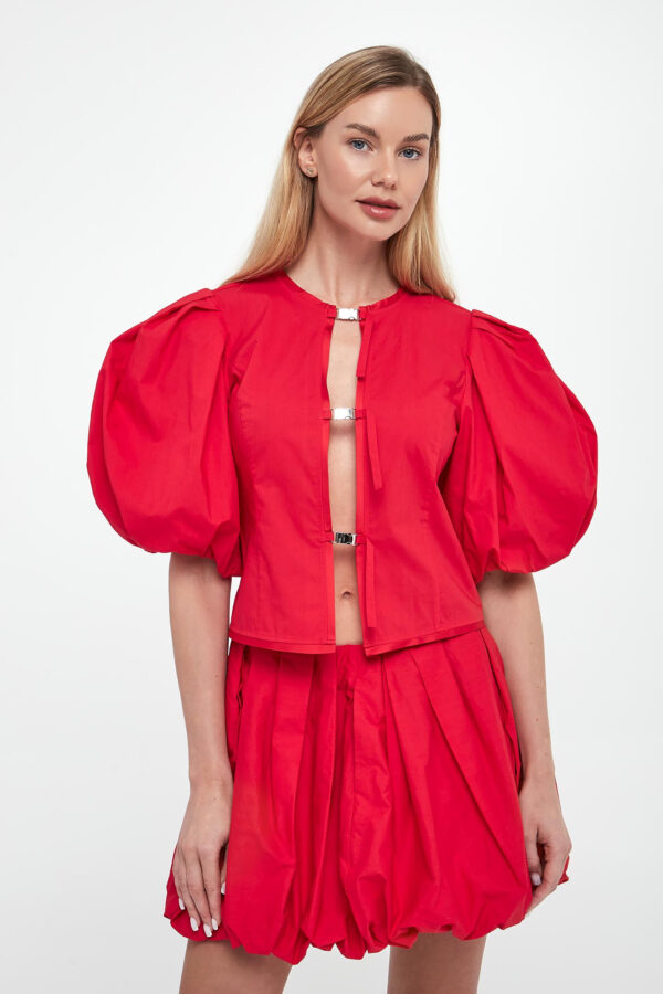 a849598beb1601f5d01880f54d13a7f7487a4c58 Bluzka damska popelinowa Rudi PINKO