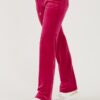 JUICY COUTURE Czerwone damskie spodnie dresowe Del Ray Pocketed Pant