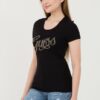 GUESS Czarny damski t-shirt Script