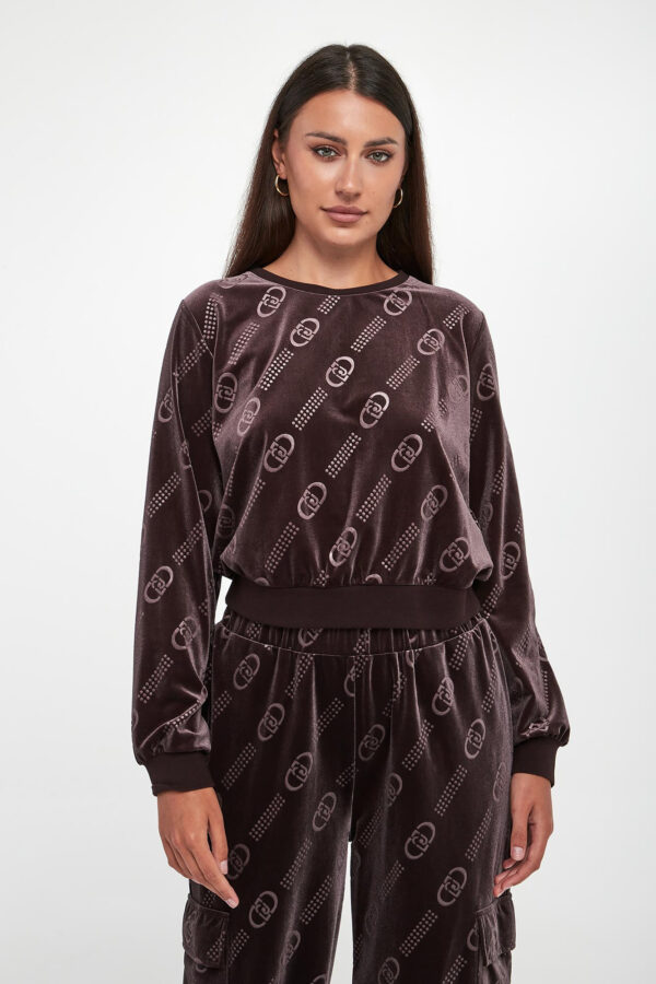 Bluza damska welurowa LIU JO