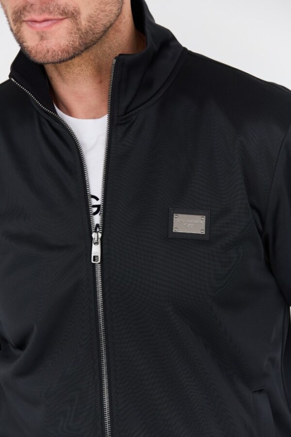 DOLCE & GABBANA Czarny męski bomber, Rozmiar 52