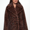 Futro damskie w panterkę JOSEPH RIBKOFF