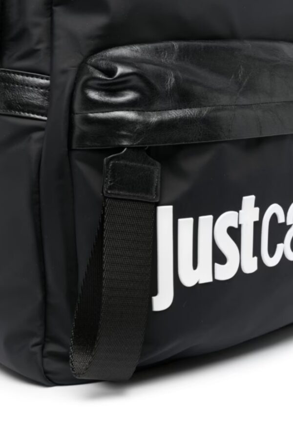 JUST CAVALLI Czarny damski plecak Range Institutional Logo